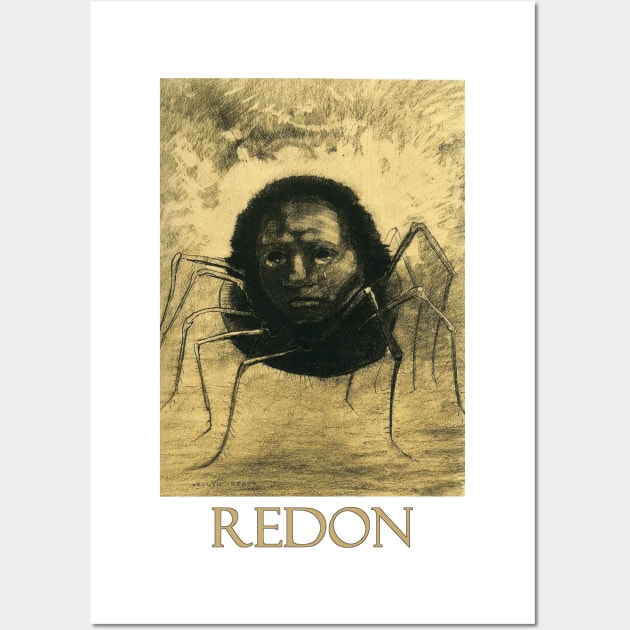 The Crying Spider (1881) by Odilon Redon Wall Art by Naves